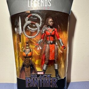 Marvel Black Panther Nakia Action Figure - Red, Brown, Silver